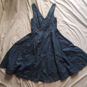 ANTHROPOLOGIE Holding Horses Denim Dress